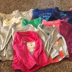 Set of 14 girls tshirts